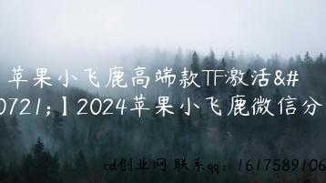 【苹果小飞鹿高端款TF激活码】2024苹果小飞鹿微信分身缩略图
